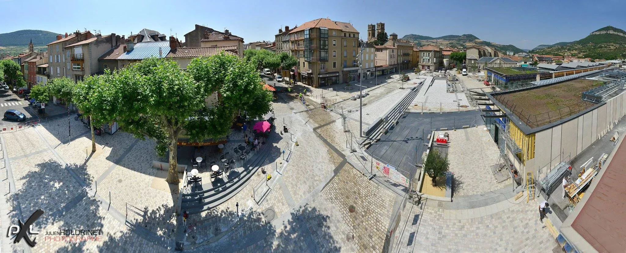 La place de la Capelle en travaux