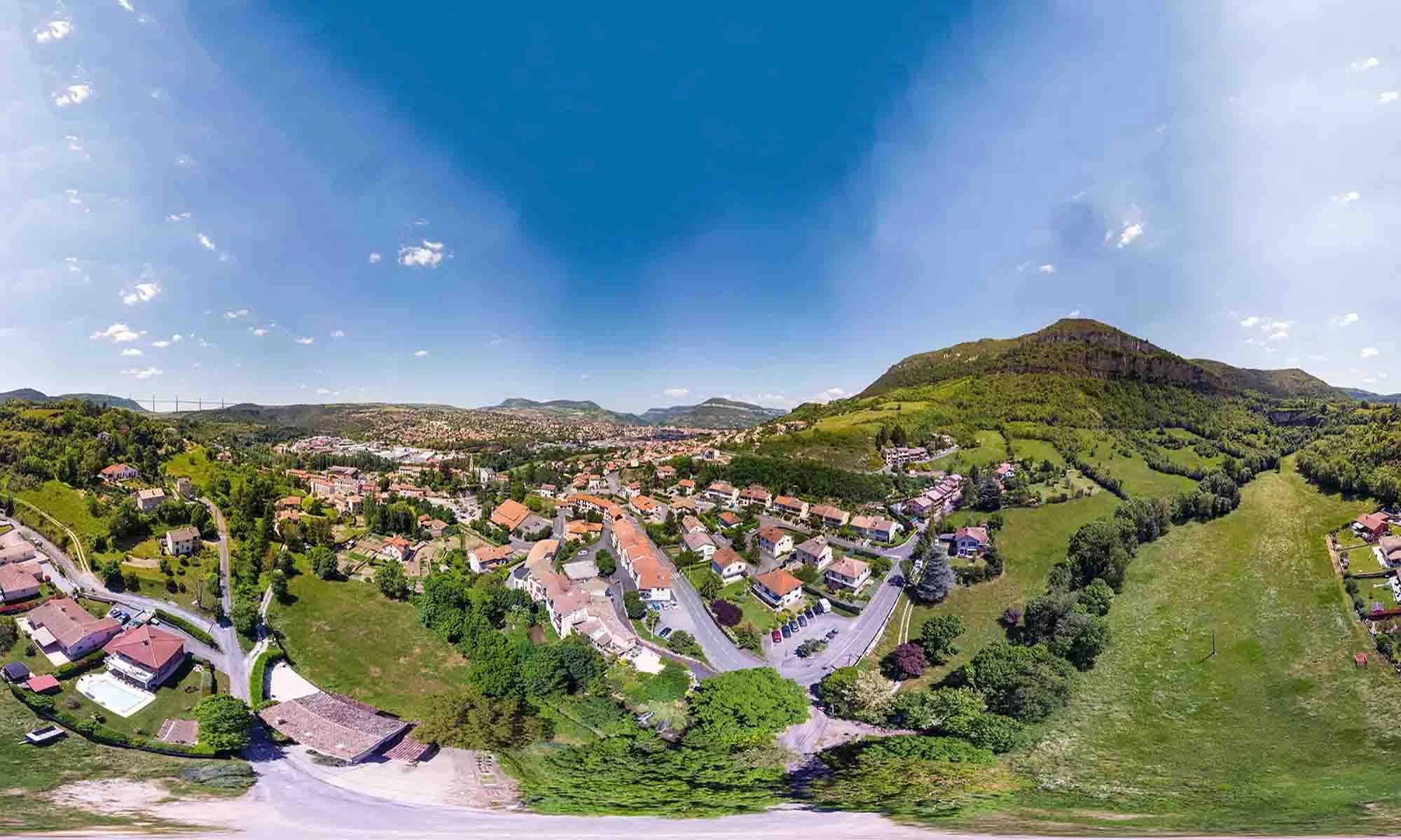 Village de Creissels à côté de Millau au bord du Tarn où se situait une mégisserie